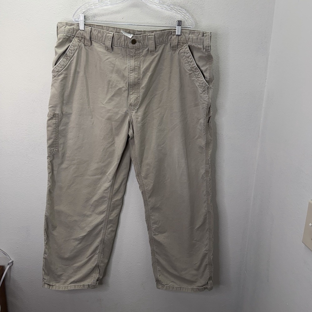 Carhartt B151 Ran Loose Fit Canvas Carpenter Pants Mens 44x30 Workwear Utility